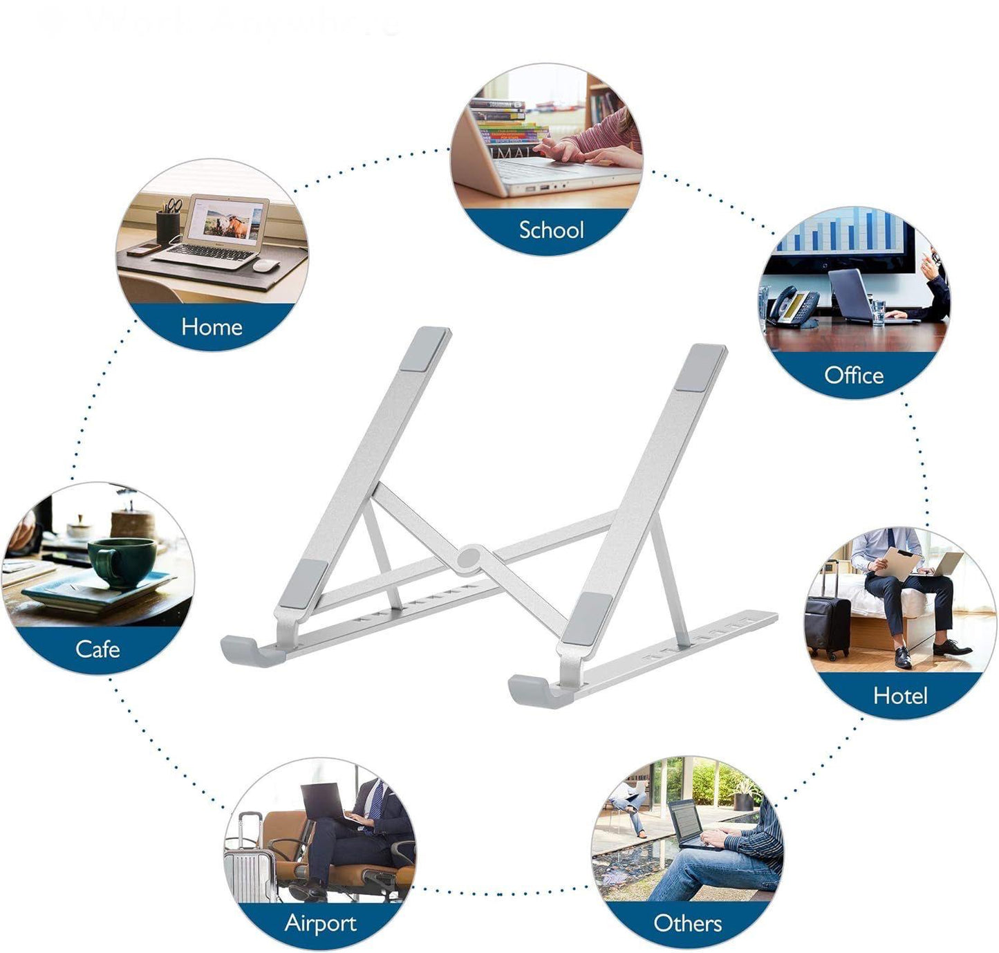 Support Ordinateur Portable Ajustable avec ventilation
