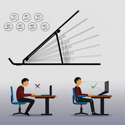 Support Ordinateur Portable Ajustable avec ventilation